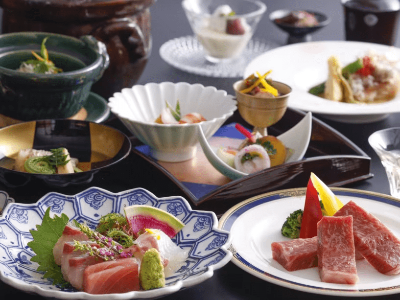 【春・スタンダード懐石】鮑柔らか蒸しや甘鯛と春野菜に黒毛和牛！食材の宝庫・丹後の春の味覚を味わう！