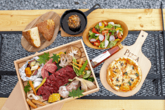 【一泊二食付き/BBQコース】厳選食材のこだわりグランピングBBQ♪選べるアップグレード【美食×美山×グランピング】