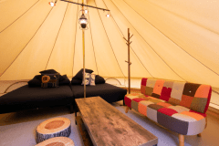 【Type　A】美山で過ごすグランピングテント【セミダブルベッド２台】