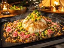 【ペッパーライスディナープラン】ホットプレートで豪快に炒めるスタミナ満点特製ペッパーライス！