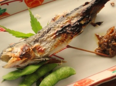 お席に着かれてから焼き始めますので、アツアツ焼き立てを召し上がっていただきます。