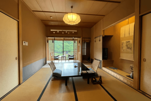 【Type C】Tranquil Japanese-Style Room with Peaceful Mountain Views and a private bath (45 m&sup2;/485 sq ft)