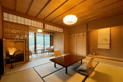 【Type B】Elegant Japanese-Style Room with Breathtaking Seasonal Views and a private bath (Hot springs) (56 m&sup2;/600 sq ft)
