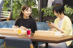 【ご朝食】思わず写真を撮りたくなる！見た目も鮮やかな「モーニングボックス」を。
