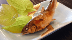 【夕食部屋食】【鮎三昧プラン】塩焼き・お造り・鮎茶漬け&hellip;食べ方いろ全部が美味しい鮎料理付き