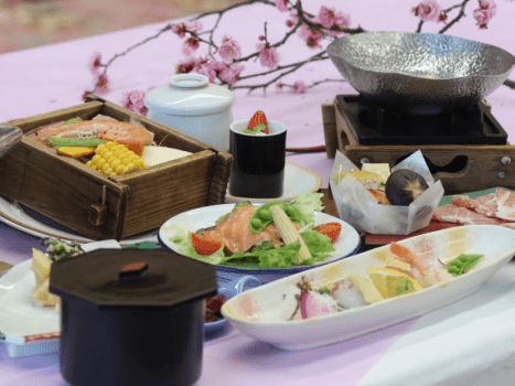 ＜8月限定＞【焼酎バー＆庭園露天風呂貸切付】【日田会席】