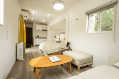 【グランピングキャビン type Queen-Black】1ベッド・キャビン