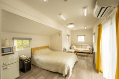 【グランピングキャビン type Queen-Black】1ベッド・キャビン