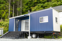 【グランピングキャビン type King-Blue】1ベッド・キャビン