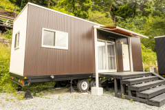 【グランピングキャビン type King-Brown】1ベッド・キャビン