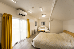 【グランピングキャビン type Queen-White】1ベッド・キャビン