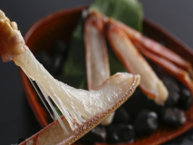 活ガニのカニ刺し例