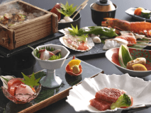 【炭火炙り・少量美味会席】炭火と囲炉裏で炙り料理を気軽に味わう