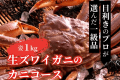 【1泊2食】★プロ厳選★超特大！生ズワイガニ＜姿1kg＞を使ったカニ満喫コース