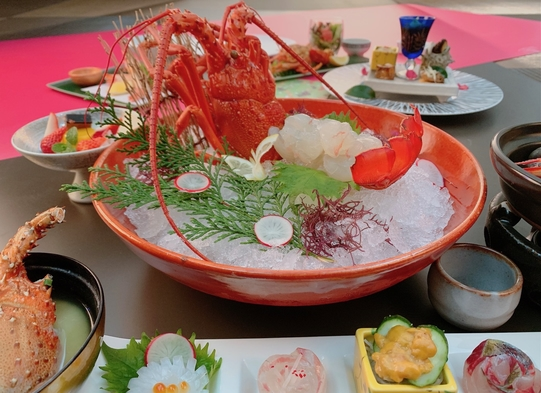 【客室露天風呂】《伊勢海老、鮑、お肉》 客室露天と天草厳選素材満喫プラン