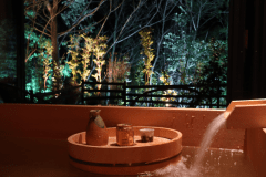 翡翠　檜風呂　お酒