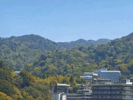 有馬から見る裏六甲