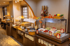 朝食バイキング（一例）