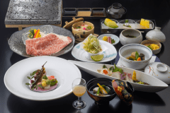 神戸牛料理付・懐石・花祭りコース（一例）