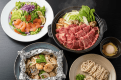 ＜２食付＞海と山の恵みを堪能！豪華若狭牛すき焼きとのんびり旅行