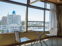 スタンダード和室一例
市街地を望むお部屋