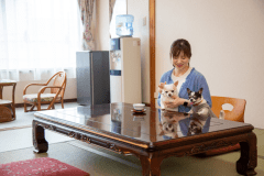 令和5年10月1日からは「わんちゃんと泊まる温泉宿」へ
大切な家族のわんちゃんとゆっくりお過ごしくださいませ♪