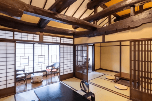 【明治の梁】古民家風スイート山ぼうし庵・ひとり静