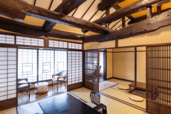 【明治の梁】古民家風スイート山ぼうし庵・ひとり静