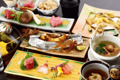 松茸5品プレミアム会席　※画像はイメージになります。