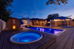 ドーム　Type　ピンク【プライベートプール＆ジャグジー＆サウナ付き】