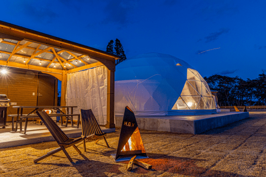 glamping dome
