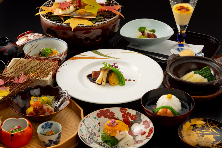 Kaiseki cuisine 'Flower' (An example)
