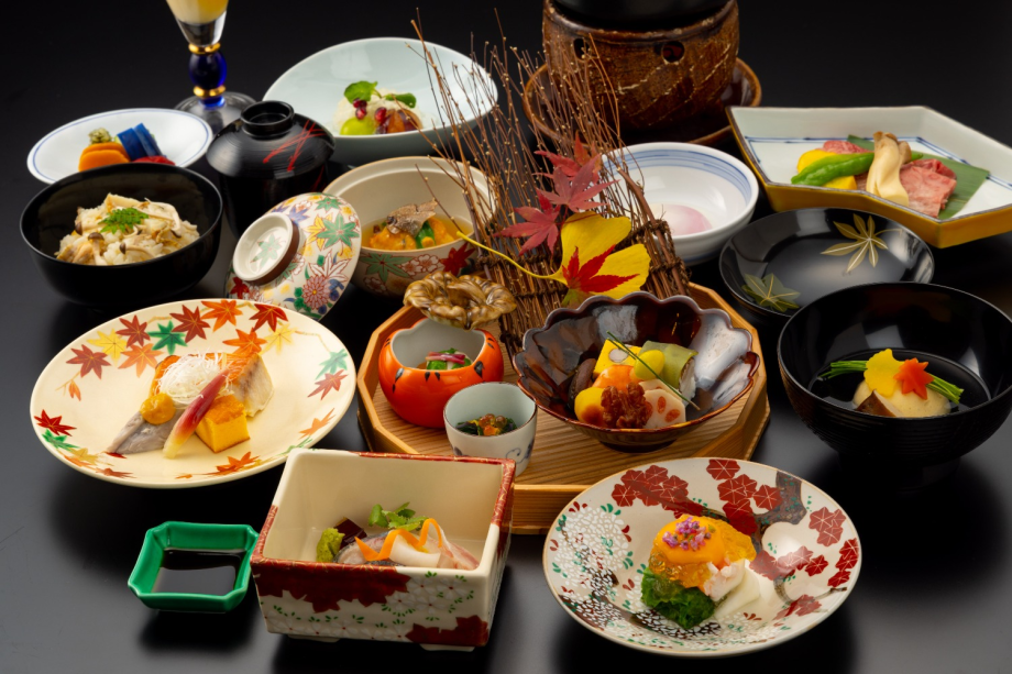 Kaiseki cuisine 'Snow' (An example)