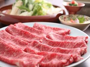 和牛のしゃぶしゃぶ　一例