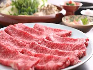 和牛のしゃぶしゃぶ　一例