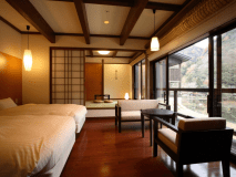 サンテラスタイプ　うのはな（コテージの１室一例）