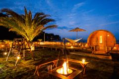 ■期間限定■THE BONDSを遊び尽くす大満足フルコースプラン～サウナ・焚き火・飲み放題などの施設内コンテンツがすべてインクルード～A5ランク国産黒毛和牛＆伊勢海老まで味わえるプレミアムBBQも<おひとり29,000円から>【1泊2食】