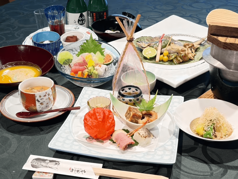 夏の和会席