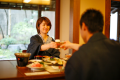 【大和牛すき焼き】奈良のブランド牛を贅沢に。まずは焼いて関西風で/2食付