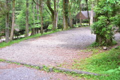 木々に囲まれた林間サイトで森林浴を楽しめます。