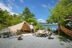 晴れた日には富士山を望めます