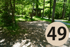 1～2人用サイト、サイズ約35㎡、AC電源なし（次の写真を見る方法：画像をタップ→画像上の◀▶ボタンをタップ）