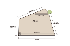 湖畔オートキャンプ富士山ビューサイト（FV2）サイト図