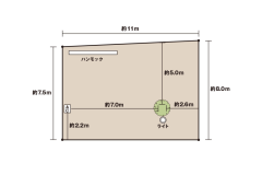 湖畔オートキャンプパノラマビューサイト（PV11）サイト図