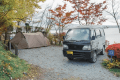 車1台とテント1張(テント大きさ:約360cm(L)x280cm(W)x140(H))
