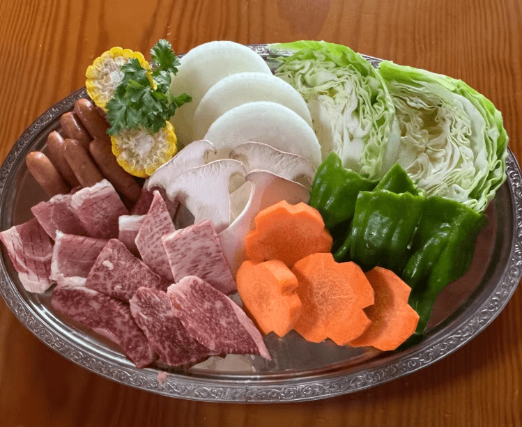 国産肉　信州牛と和豚のバーベキューセット