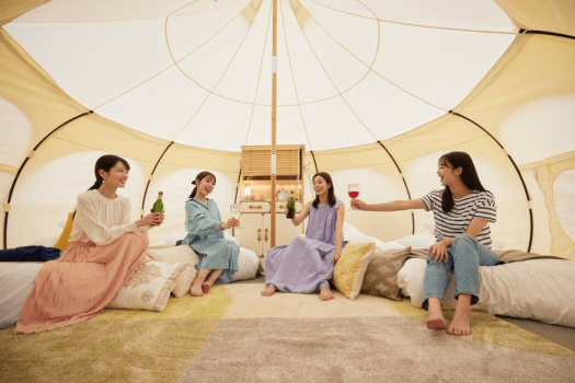 GLAMPELEMENT | 【Lotus tent】ベーシックなロータステント