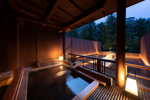 202の露天風呂（温泉・白銀の湯）