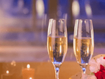 スパークリングワインで乾杯♪