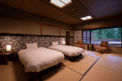 南館【露天風呂付客室】ベッドルーム　202